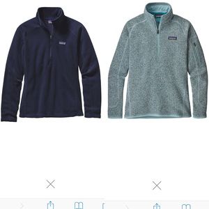 Two Patagonia pullovers